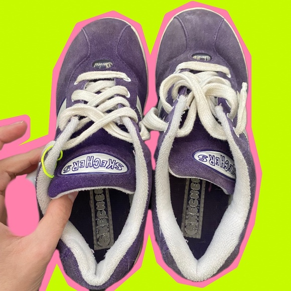90s Skechers Purple Platform Sneakers - Picture 11 of 12